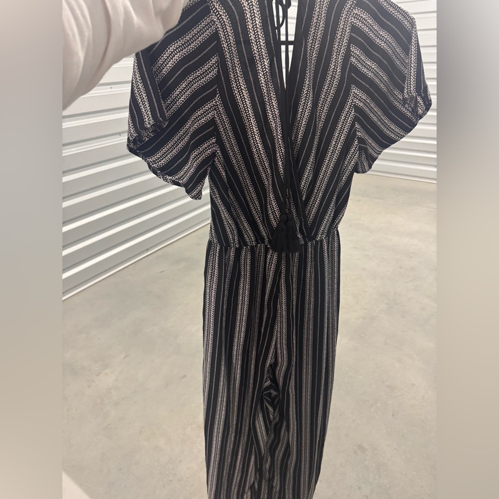 Floor Length Short Sleeve Jumpsuit/Romper